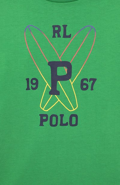 Хлопковая футболка POLO RALPH LAUREN, арт. 322786269, фото 3