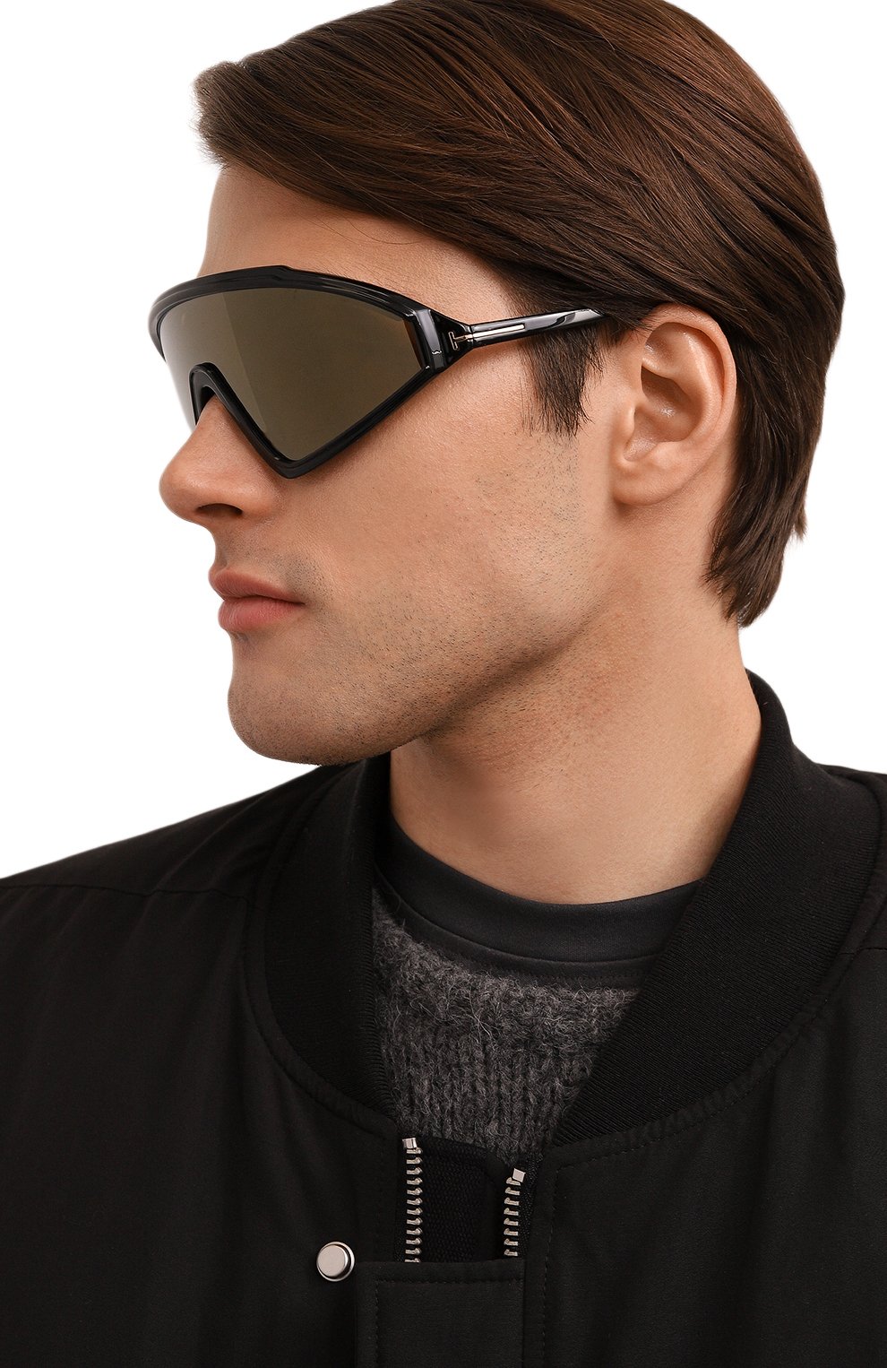 Солнцезащитные очки TOM FORD желтого цвета по цене 69200 руб., арт. TF1121 01G, фото 3 Солнцезащитные очки TOM FORD, арт. TF1121 01G, фото 3