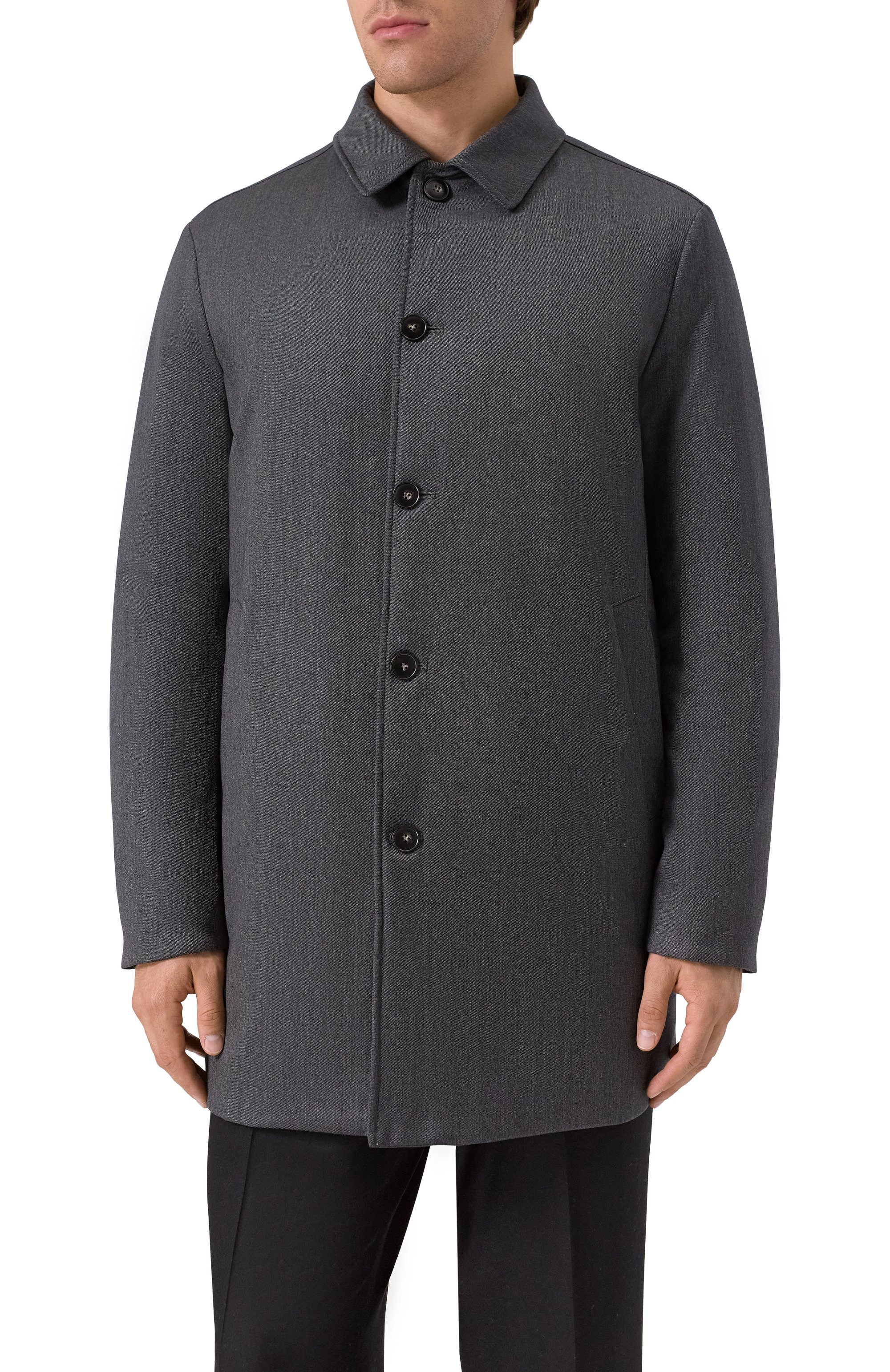 Шерстяное пальто CANALI, арт. 010510U/AA03799, фото 3