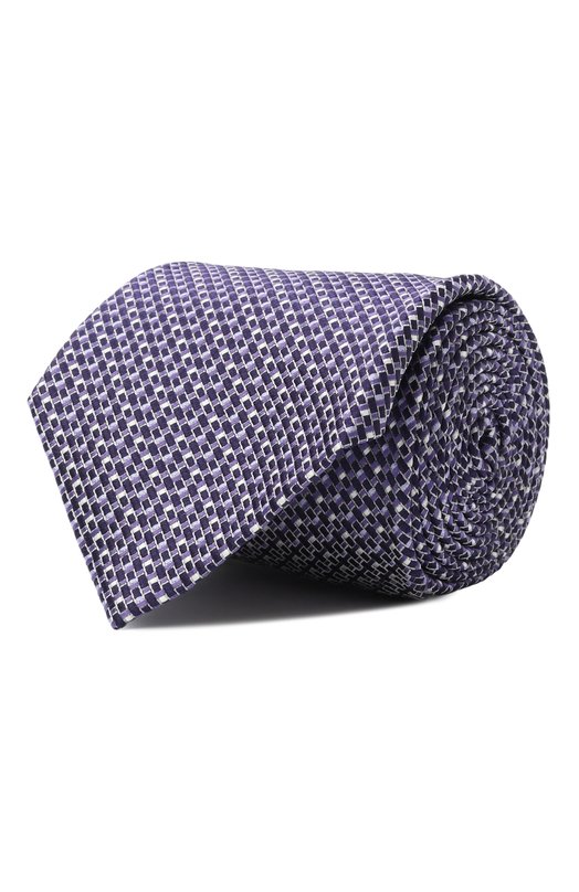 Шелковый галстук Brioni O62H00-PC462 Фиолетовый O62H00-PC462