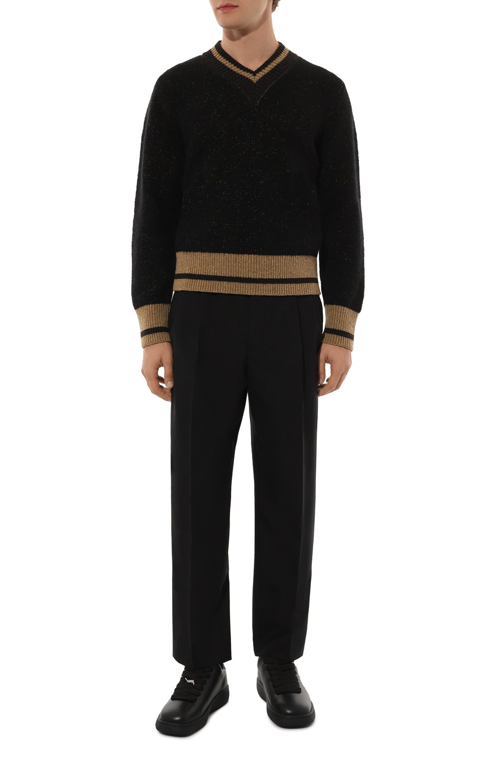 Шерстяные брюки DRIES VAN NOTEN, арт. 242-020901-9210, фото 2