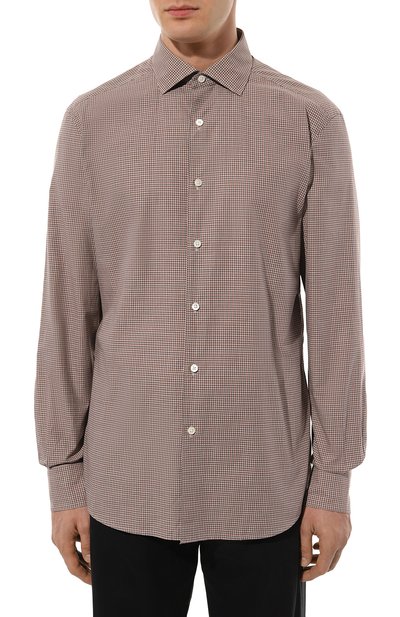 Хлопковая рубашка ZEGNA, арт. UCX01A6/SRF5, фото 3