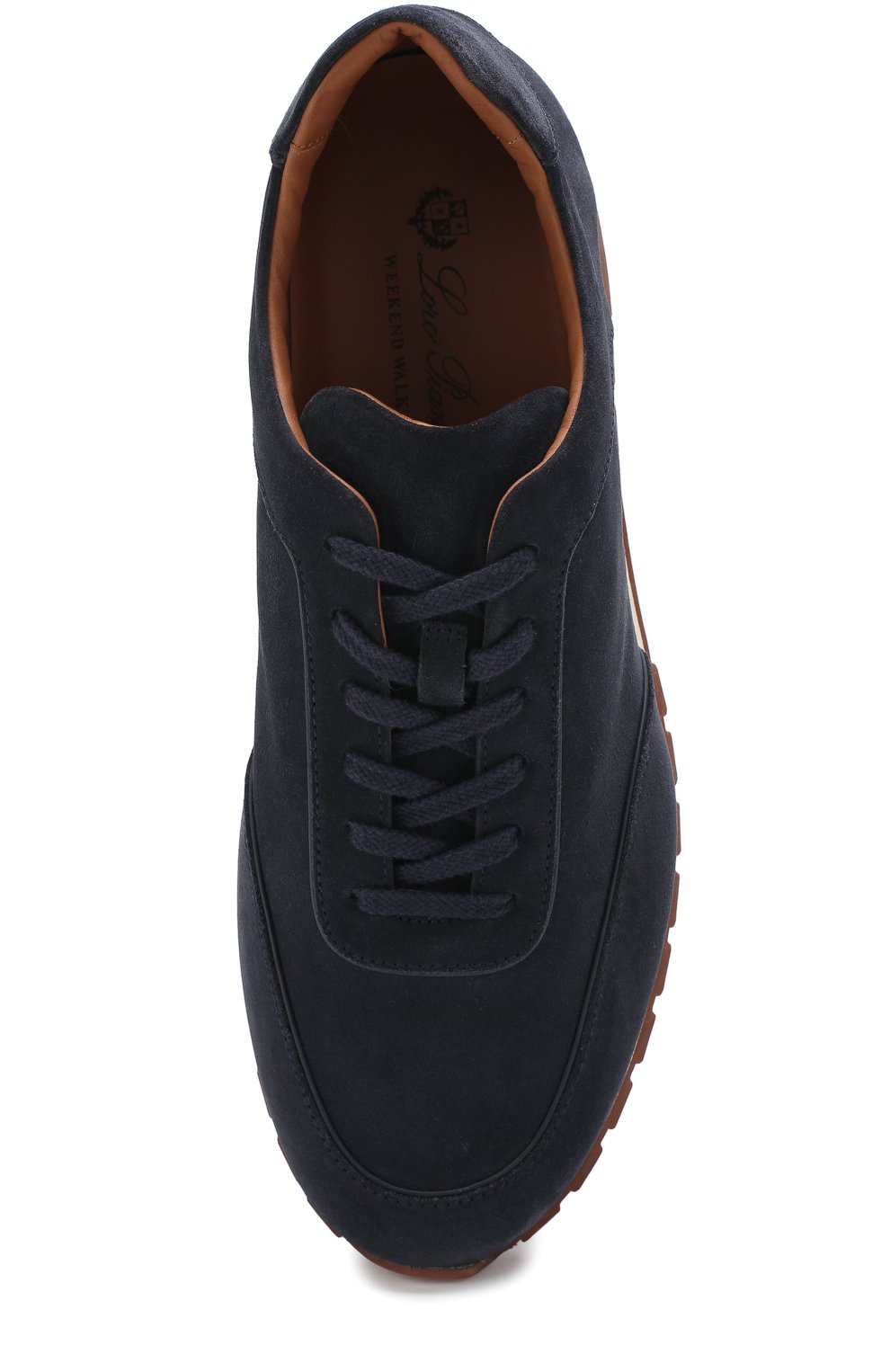 Замшевые кроссовки week end walk на шнуровке LORO PIANA, арт. FAG4290, фото 5