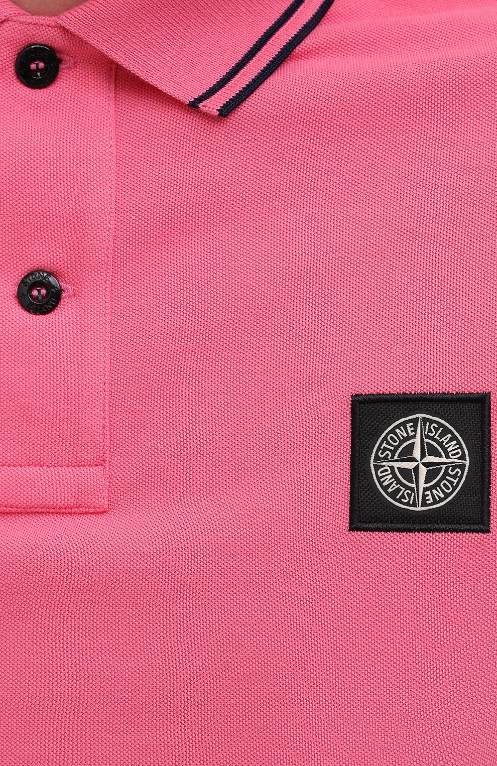 Хлопковое поло STONE ISLAND, арт. 731522S18, фото 5