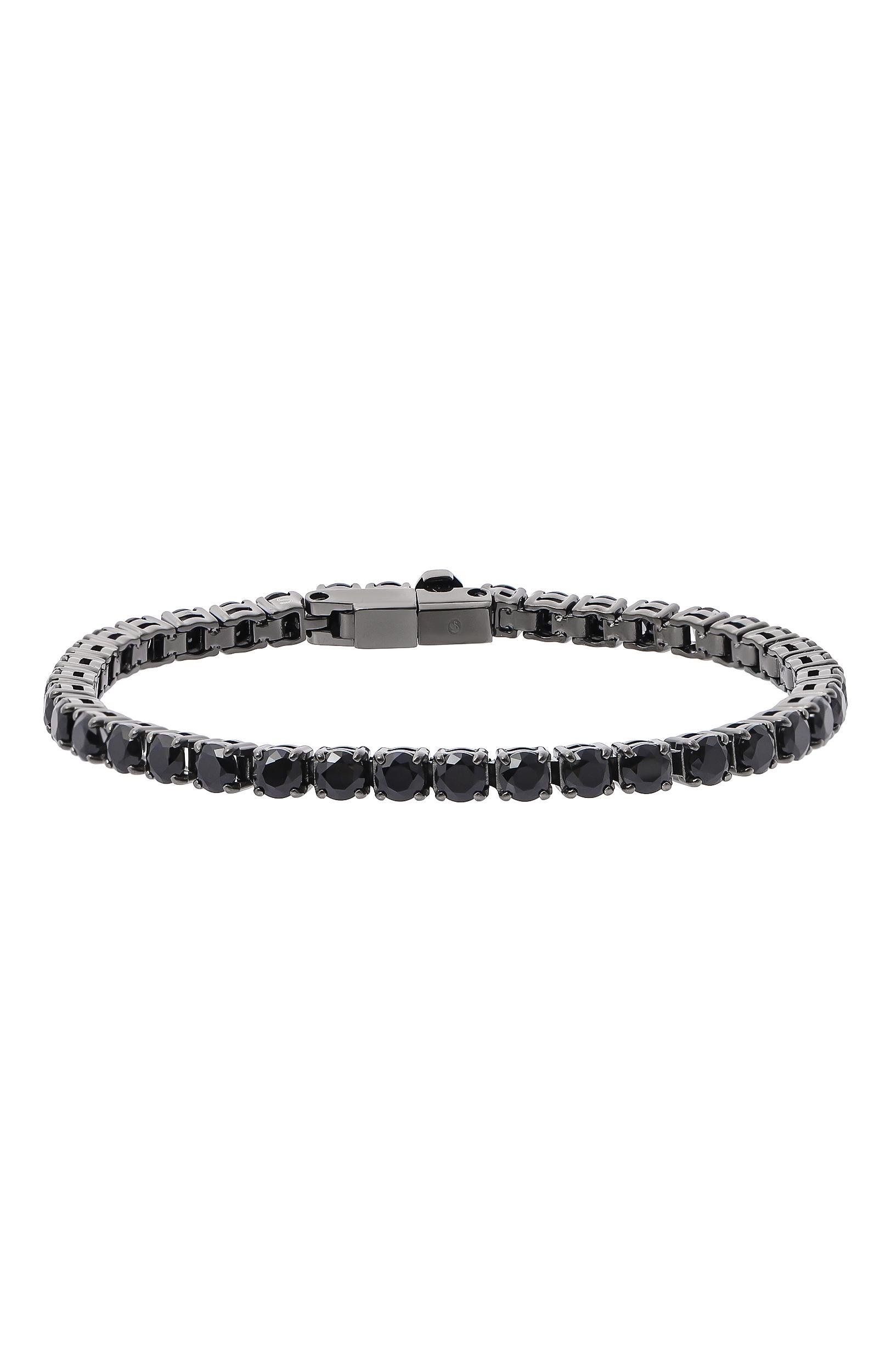 Браслет matrix tennis SWAROVSKI черного цвета по цене 29950 руб., арт. 5696031, фото 1 Браслет matrix tennis SWAROVSKI, арт. 5696031, фото 1