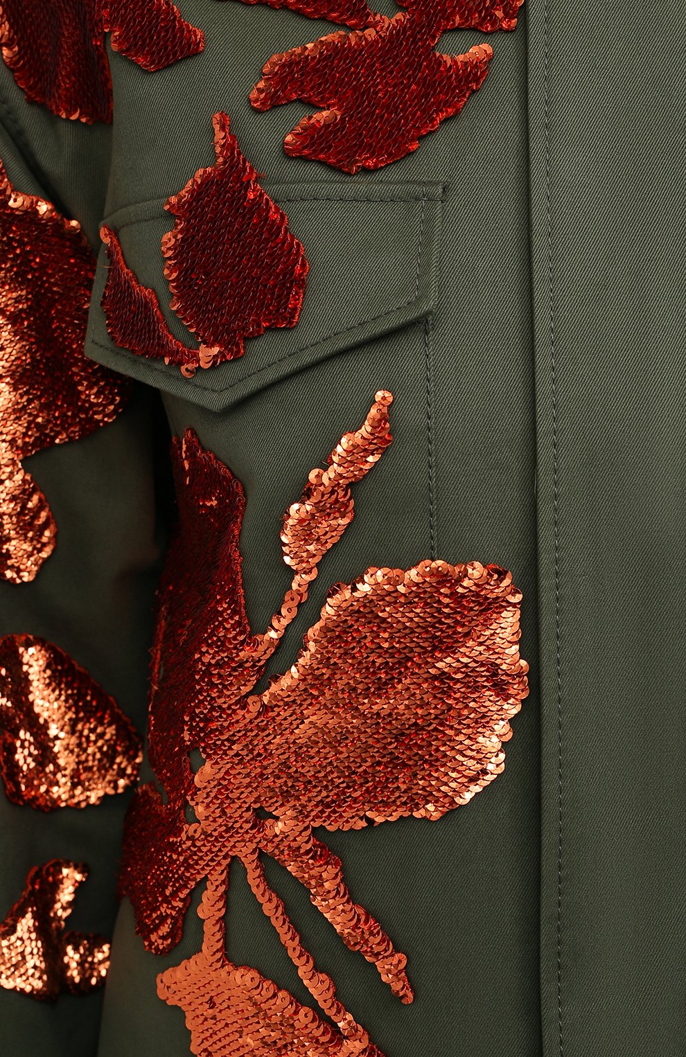 Хлопковая куртка VALENTINO, арт. UB3CJ1K52C0, фото 5