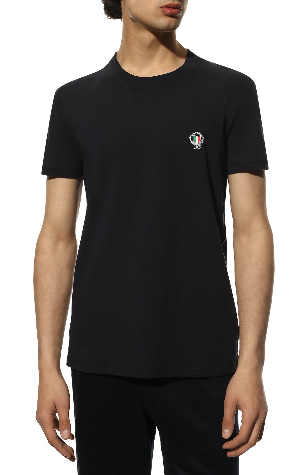 Хлопковая футболка  DOLCE & GABBANA, арт. N8A03J/FUECG, фото 3