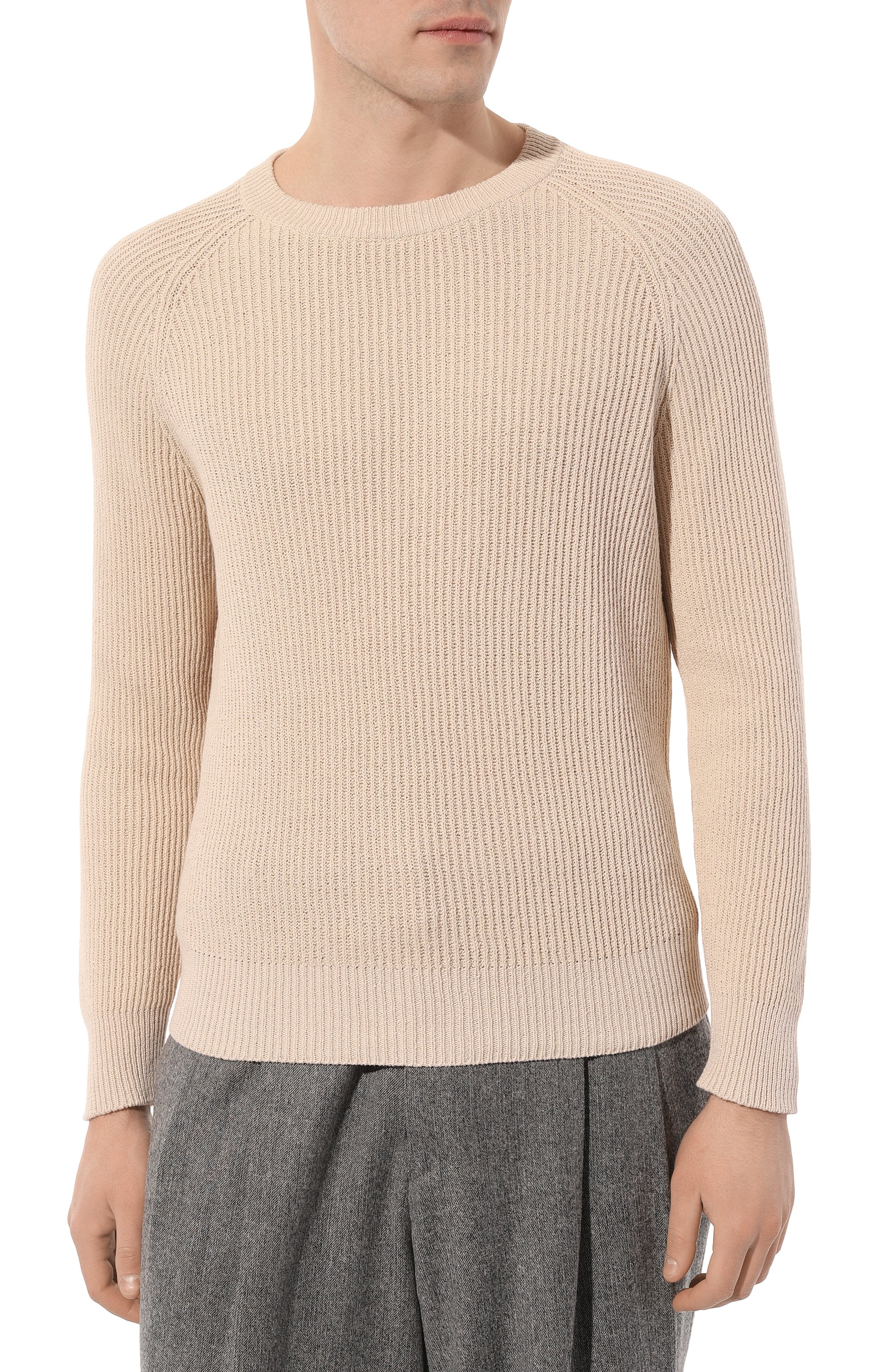 Хлопковый джемпер BRUNELLO CUCINELLI, арт. M2W70B2286, фото 3