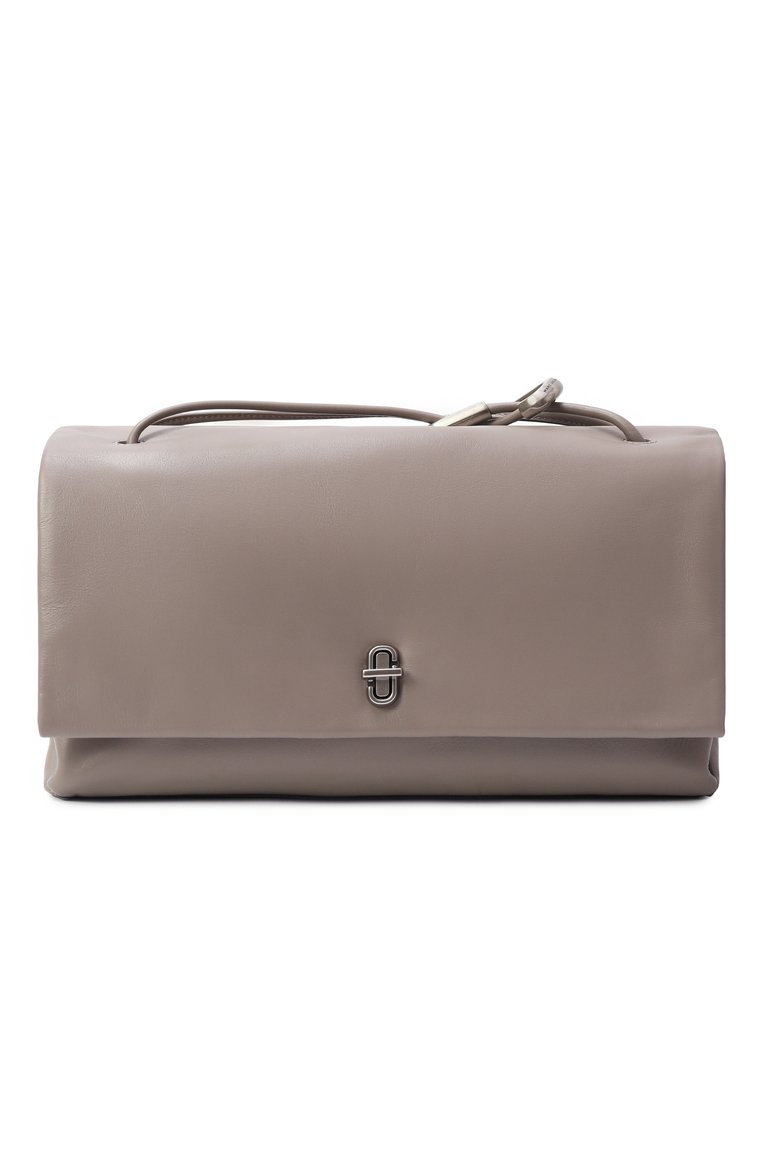 Женская сумка the dual large MARC JACOBS (THE) темно-бежевого цвета, арт. 2F4HSH011H04 | Фото 1 (Материал: Натуральная кожа; Автоматизация ТО: Проставлено; Автома�тизация состава: Проставлено; Размер: large)