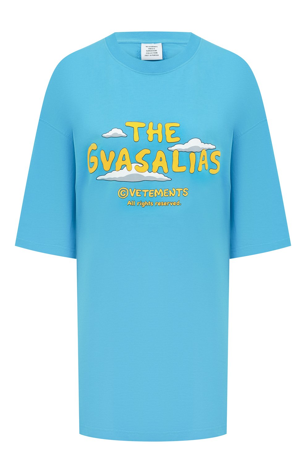 Хлопковая футболка VETEMENTS, арт. UA53TR260S 1602/W, фото 1