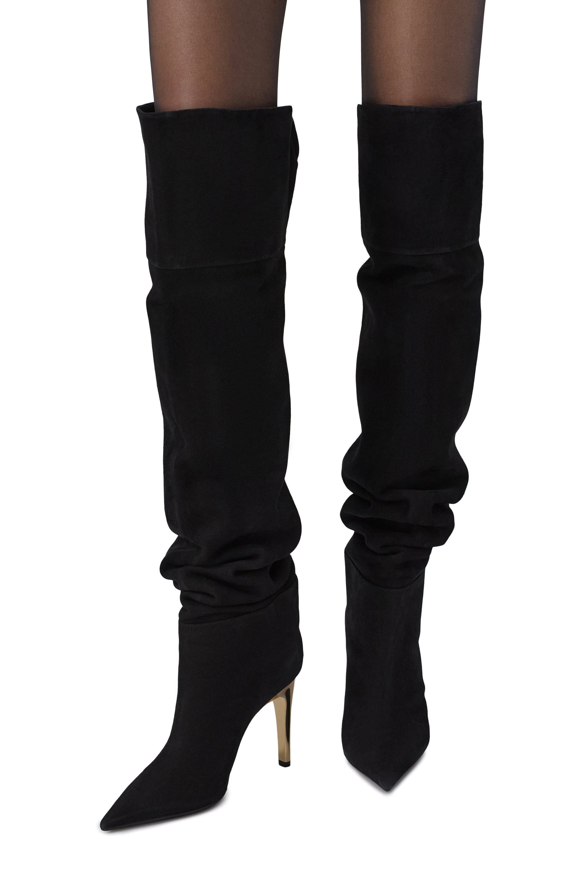 Замшевые ботфорты cierra 100 JIMMY CHOO, арт. CIERRA 0TK 100/SUE, фото 2