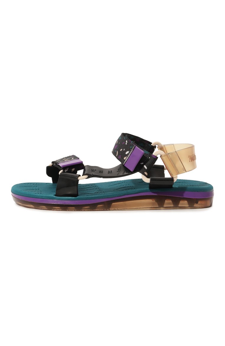 Женские сандалии MELISSA разноцветного цвета, арт. 32537 | Фото 4 (Подошва: Платформа; Материал внешний: Резина)