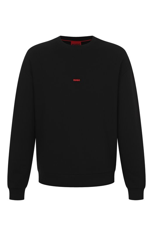 Хлопковый свитшот HUGO 50557482 Чёрный 50557482