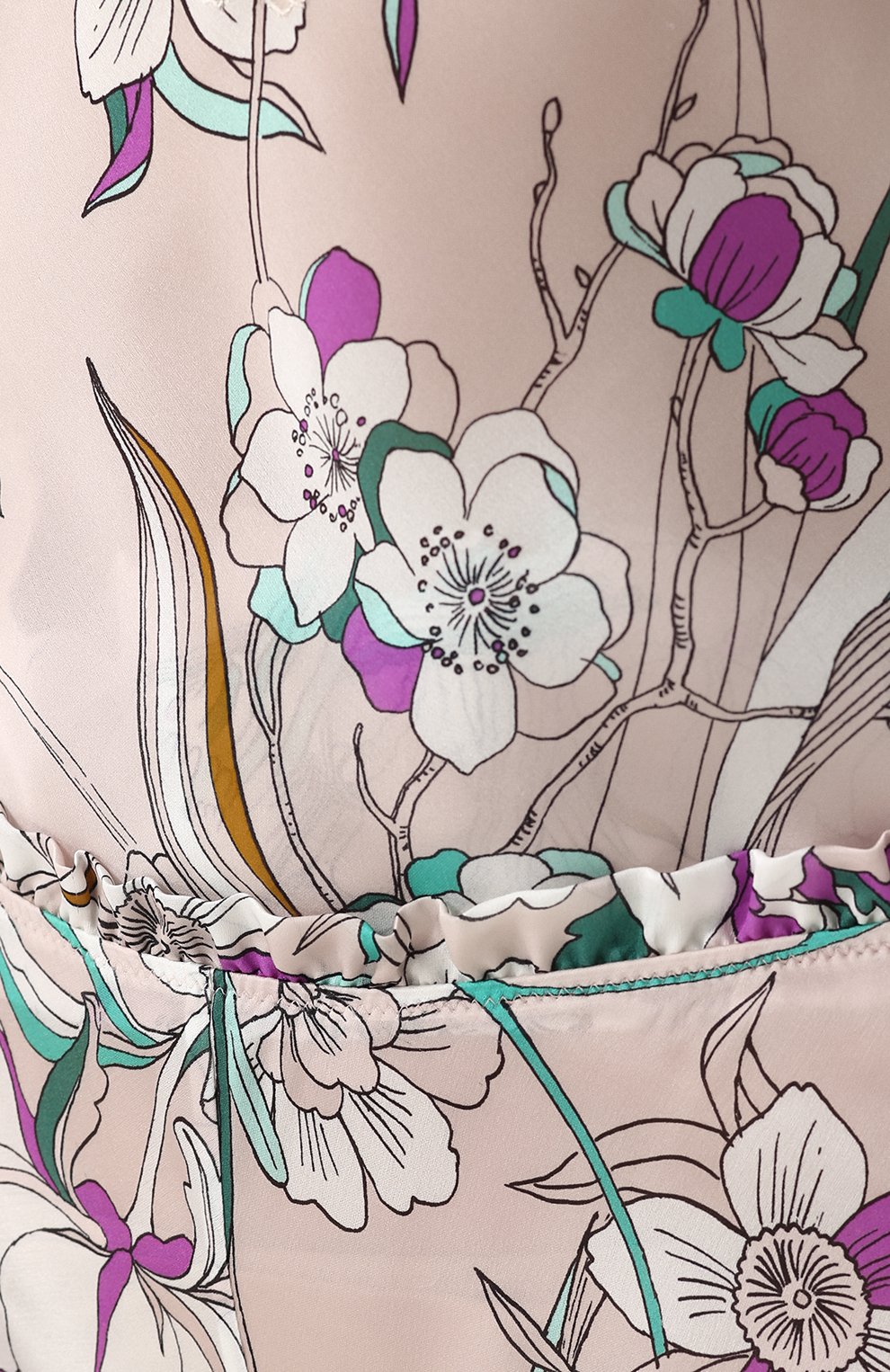 Шелковые мини-шорты с принтом CARINE GILSON, арт. SD0768-A C18, фото 4