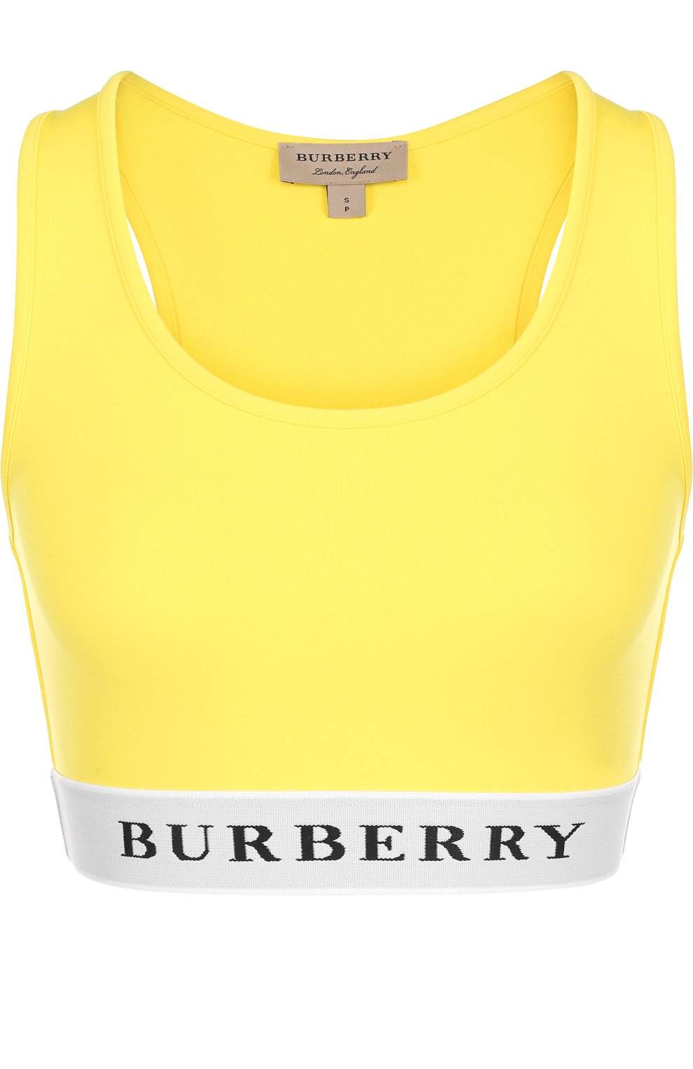 Укороченный топ с логотипом бренда BURBERRY, арт. 8001579, фото 1
