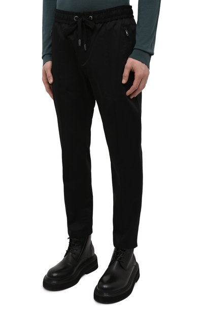 Хлопковые брюки DOLCE & GABBANA, арт. GYACEZ/FUFKF, фото 3