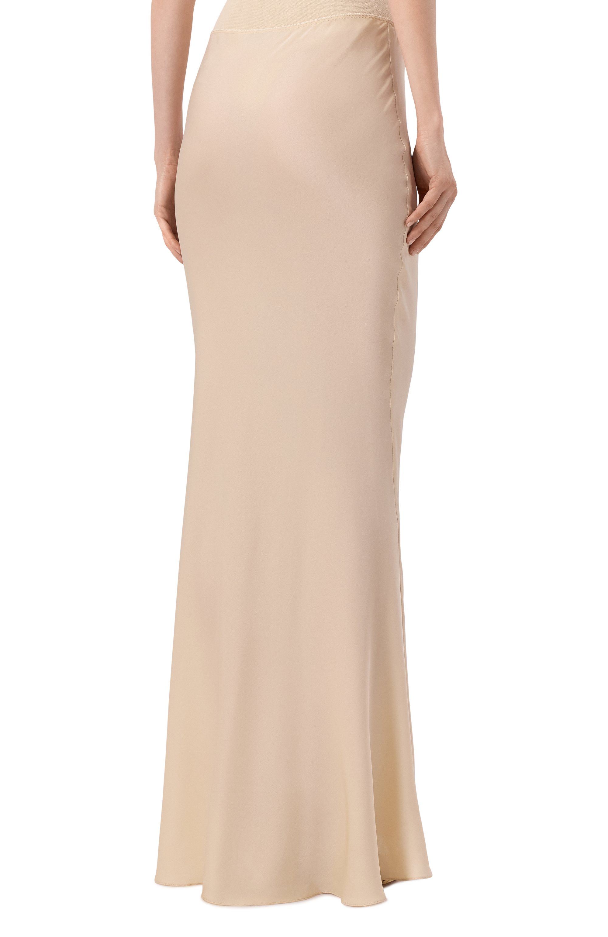 Шелковая юбка GOOROO бежевого цвета по цене 67770 руб., арт. SK041L-2005-102-SS25, фото 4 Шелковая юбка GOOROO, арт. SK041L-2005-102-SS25, фото 4