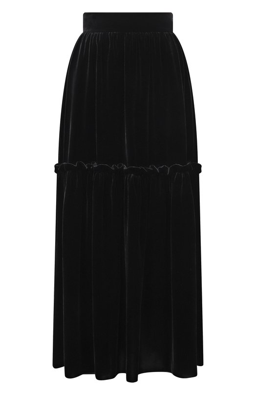 Бархатная юбка Giulia Gurman D04 Чёрный D04
