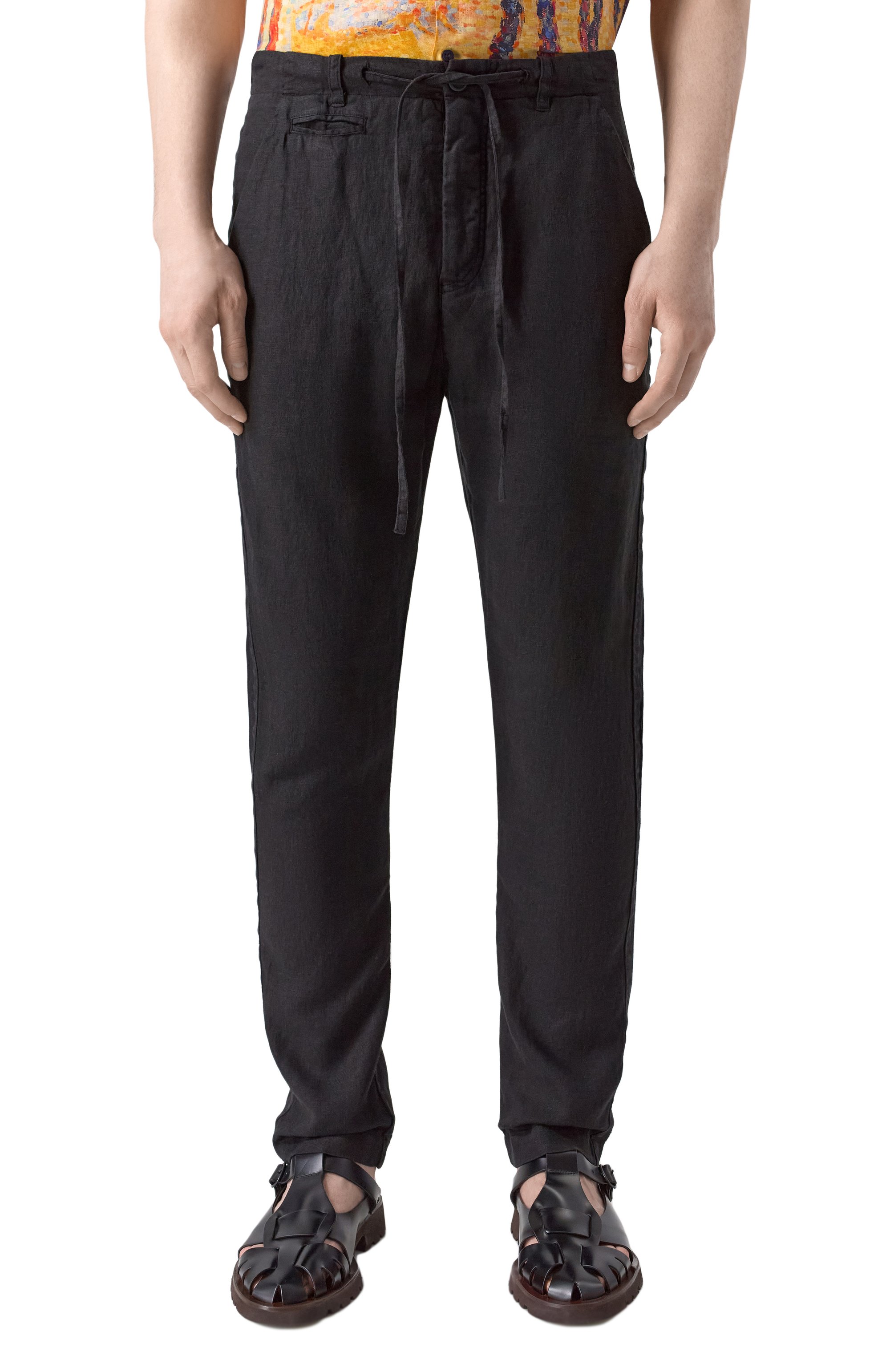 Льняные брюки HANNES ROETHER, арт. BAR21BE.PLUS.602/, фото 3