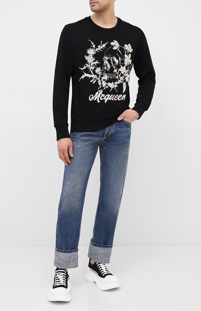 Хлопковый свитшот ALEXANDER MCQUEEN, арт. 625355/QPZ67, фото 2