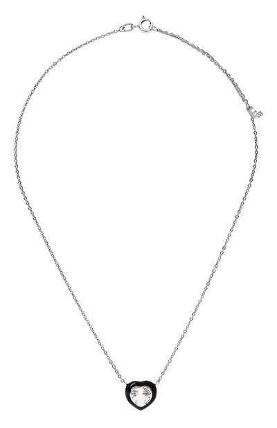 Подвеска с хрусталем и  черной эмалью courage MOONKA, арт. crg-nl1-crs, фото 1