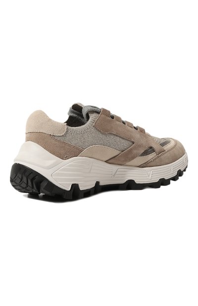 Комбинированные кроссовки BRUNELLO CUCINELLI, арт. MZ34G2265P, фото 3