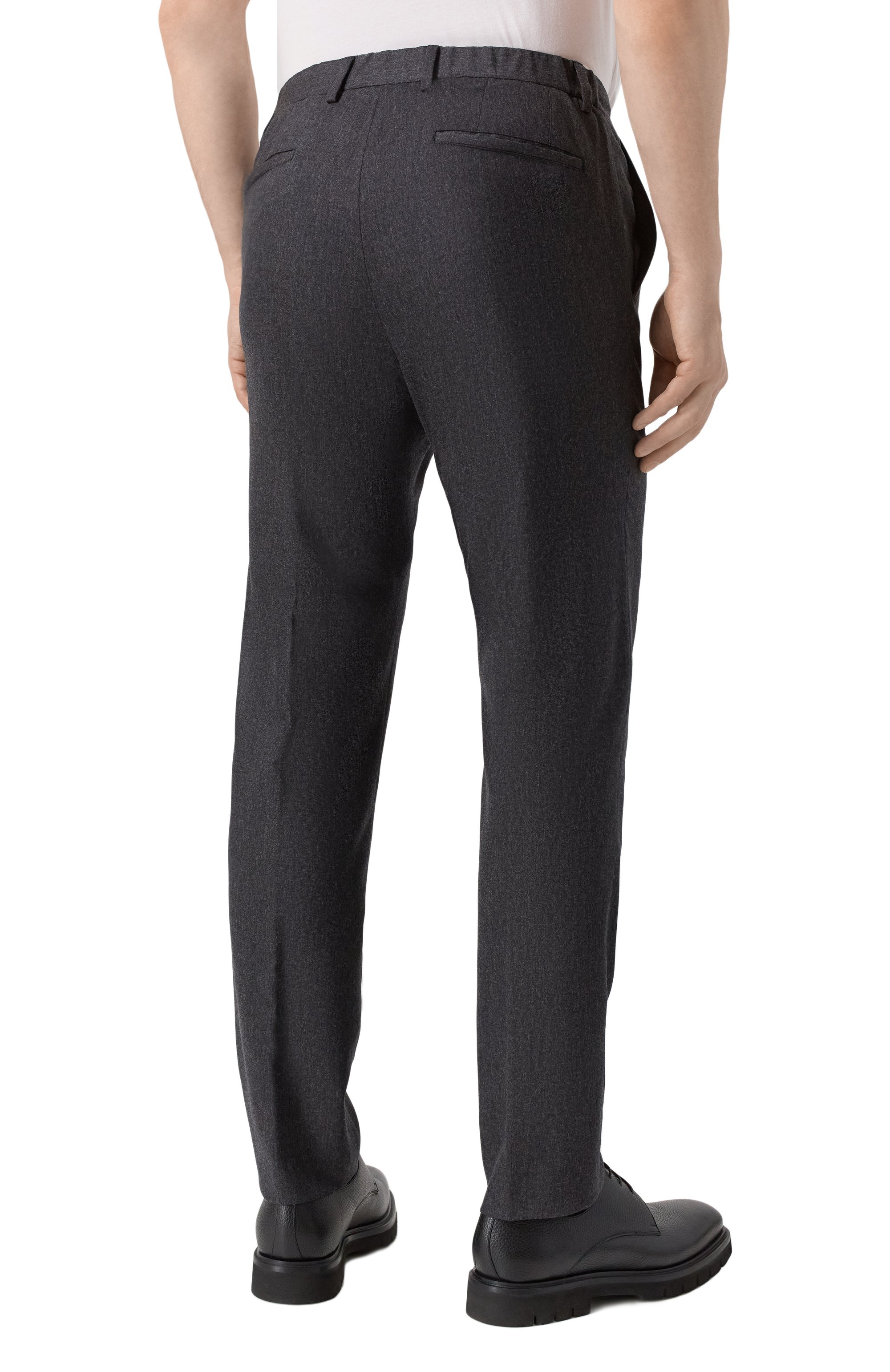 Брюки из шерсти и кашемира CORNELIANI, арт. 264530-2618535, фото 4