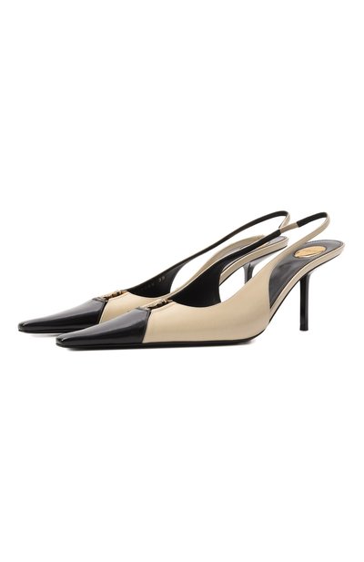 Женские кожаные туфли babylone breteuil 75 SAINT LAURENT, арт. 858966/AAESX