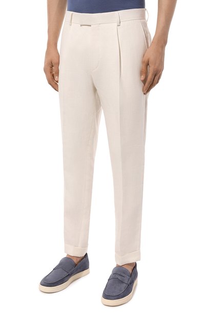 Льняные брюки BOSS, арт. 50514636, фото 3