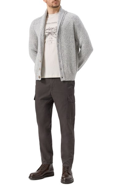 Хлопковая футболка BRUNELLO CUCINELLI, арт. M0B138454, фото 2