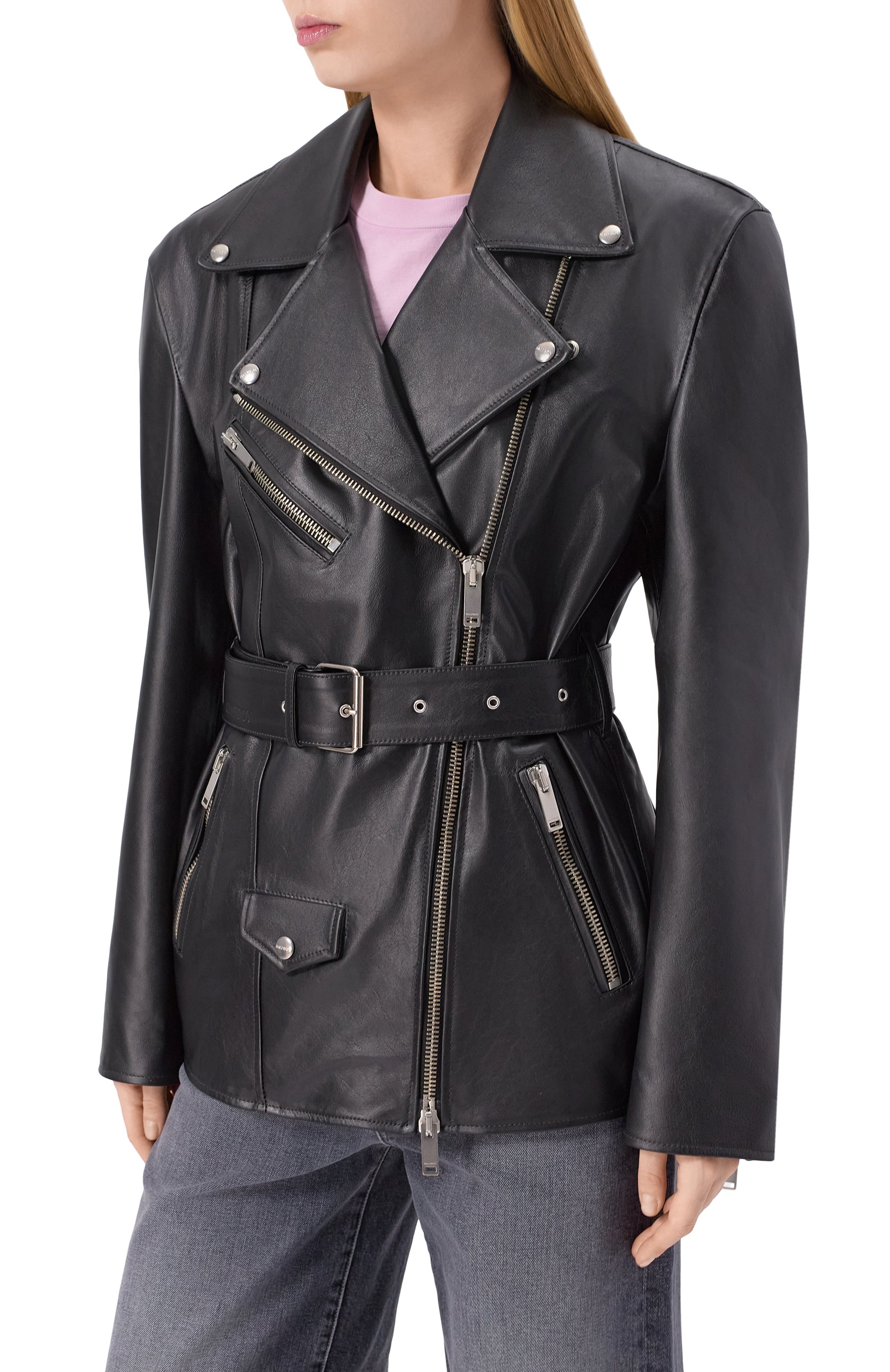 Кожаная куртка HALFBOY, арт. HS251WL006, фото 3