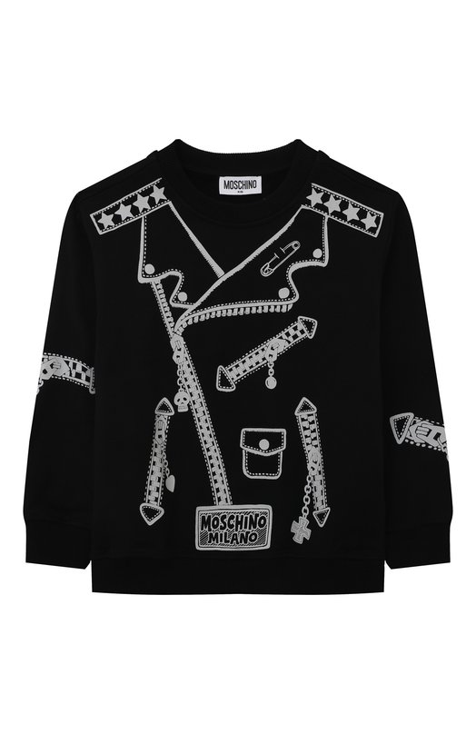 

Хлопковый свитшот Moschino, Чёрный