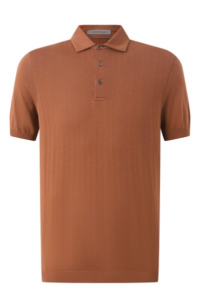 Мужская хлопковое поло CORNELIANI, арт. 25G521-2525007