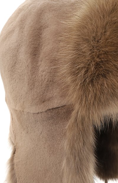 Меховая шапка-ушанка из норки и соболя VICTORIA KUSENKOVA, арт. 091913694094, фото 4