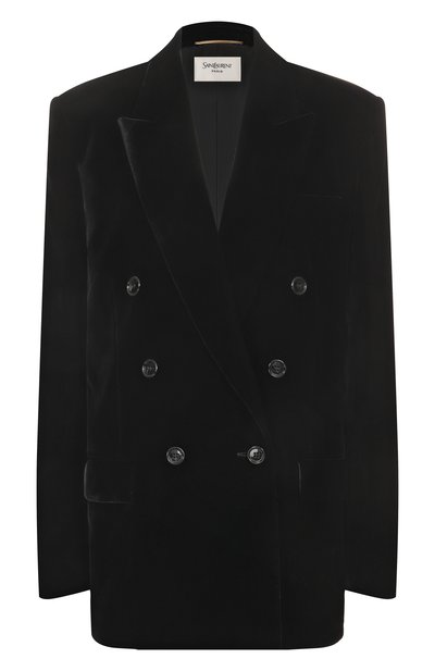 Женский бархатный жакет SAINT LAURENT, арт. 842990/Y525R