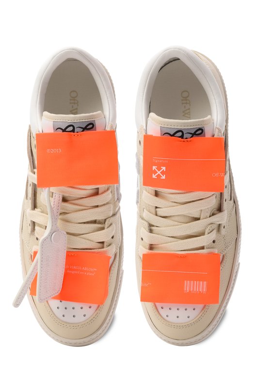 Кожаные кеды 3.0 Off Court Off-White 0WIA28ES26LEA001 Бежевый  0WIA28ES26LEA001 Фото 6