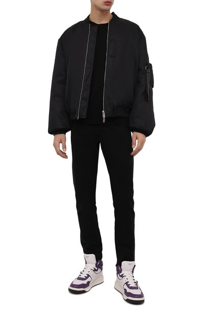 Кожаные кеды one stud VALENTINO, арт. XY2S0E63/NWN, фото 2