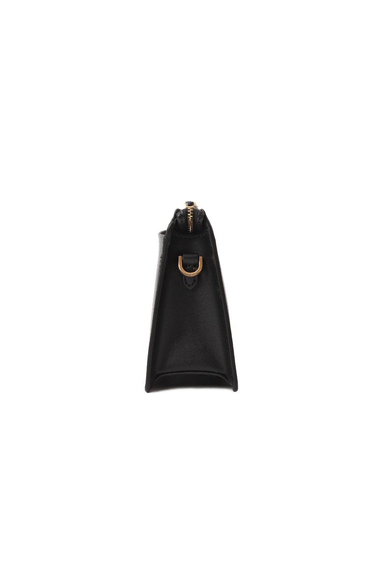 Женская сумка empire large MICHAEL MICHAEL KORS черного цвета, арт. 32H3G8EC7L | Фото 4 (Материал: Натуральная кожа; Размер: large; Ремень/цепочка: На ремешке; Материал сплава: Проставлено; Драгоценные камни: Проставлено)