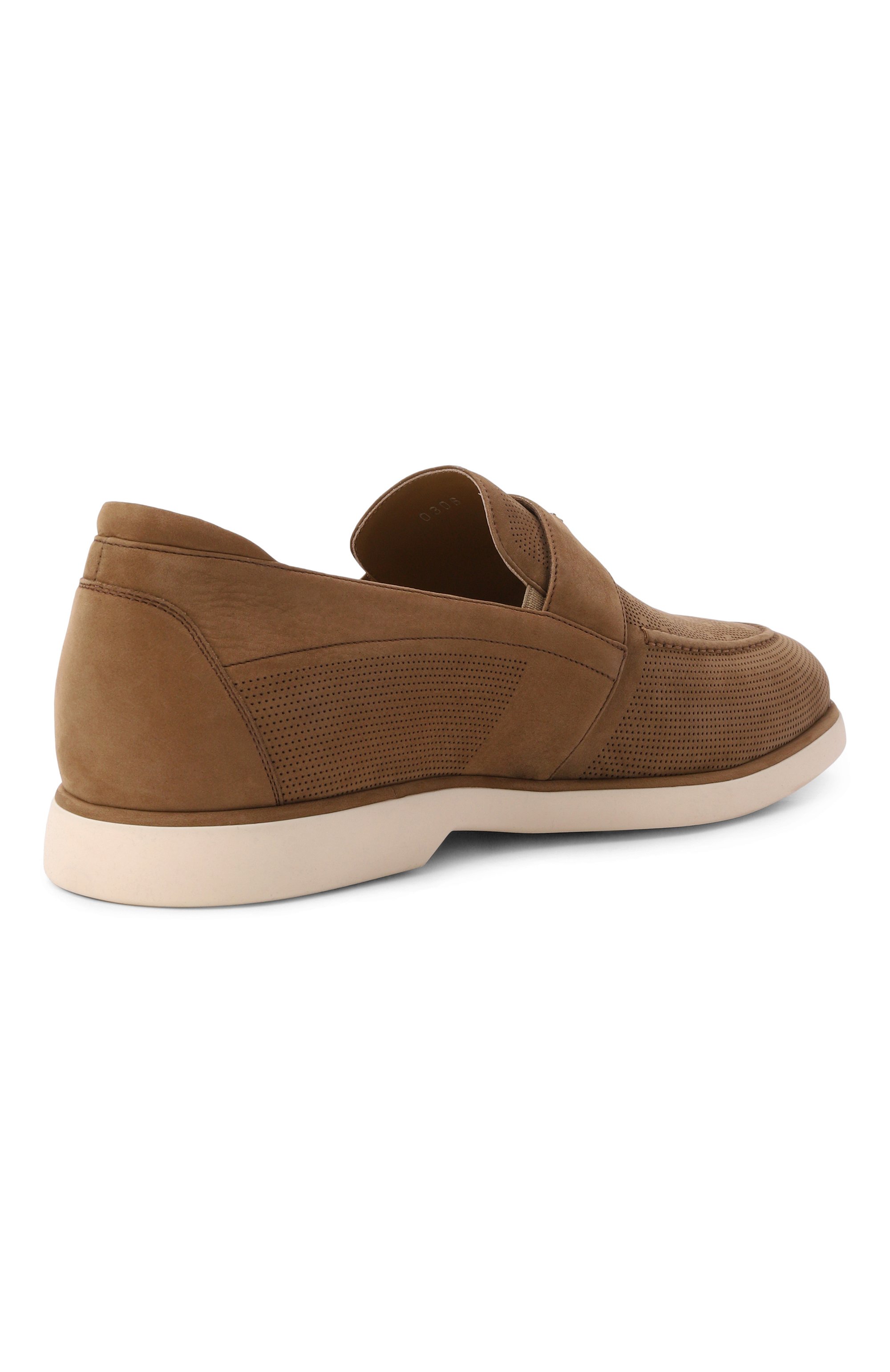 Лоферы из нубука ZILLI, арт. H0306AM1401VZPU05, фото 4