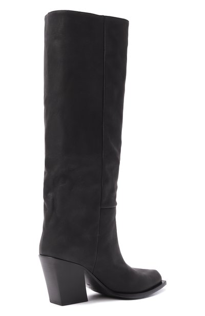 Кожаные сапоги VIC MATIE черного цвета по цене 79850 руб., арт. 1H4510D_H10H070101, фото 5 Кожаные сапоги VIC MATIE, арт. 1H4510D_H10H070101, фото 5