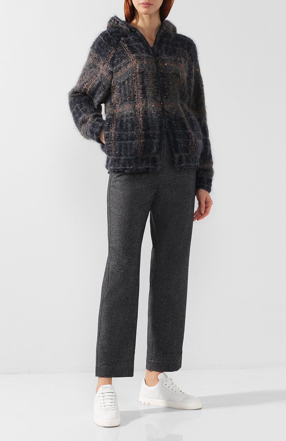 Кардиган на молнии с капюшоном BRUNELLO CUCINELLI, арт. M4U320406, фото 2