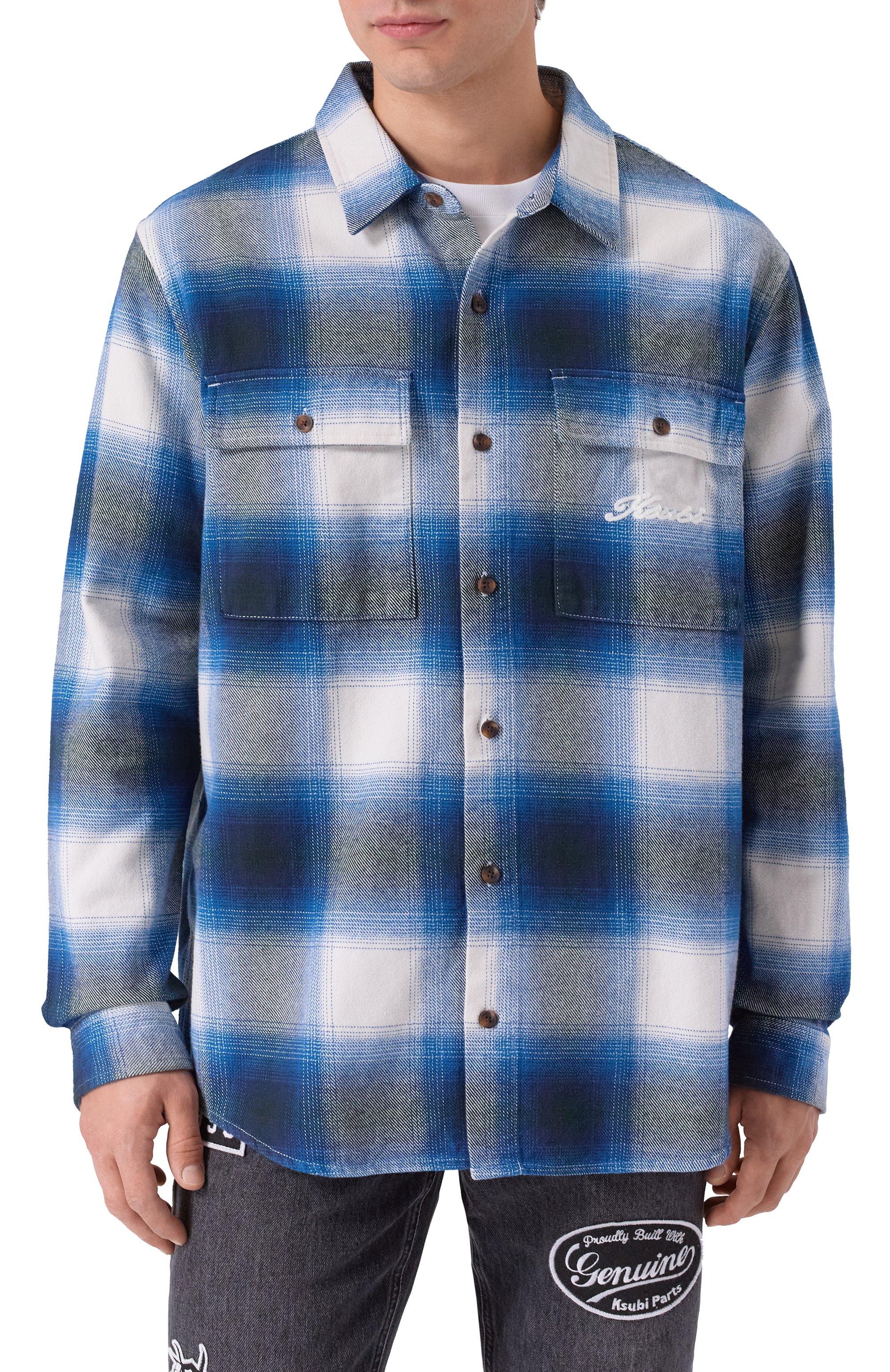 Хлопковая рубашка KSUBI, арт. MPF25SH013, фото 3