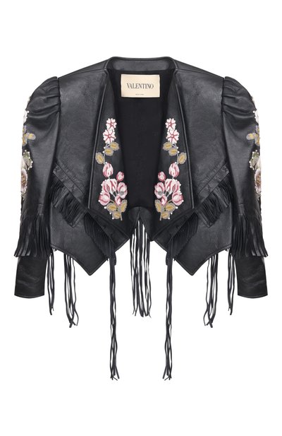 Женская кожаная куртка VALENTINO, арт. 8B3NB06W/9VJ