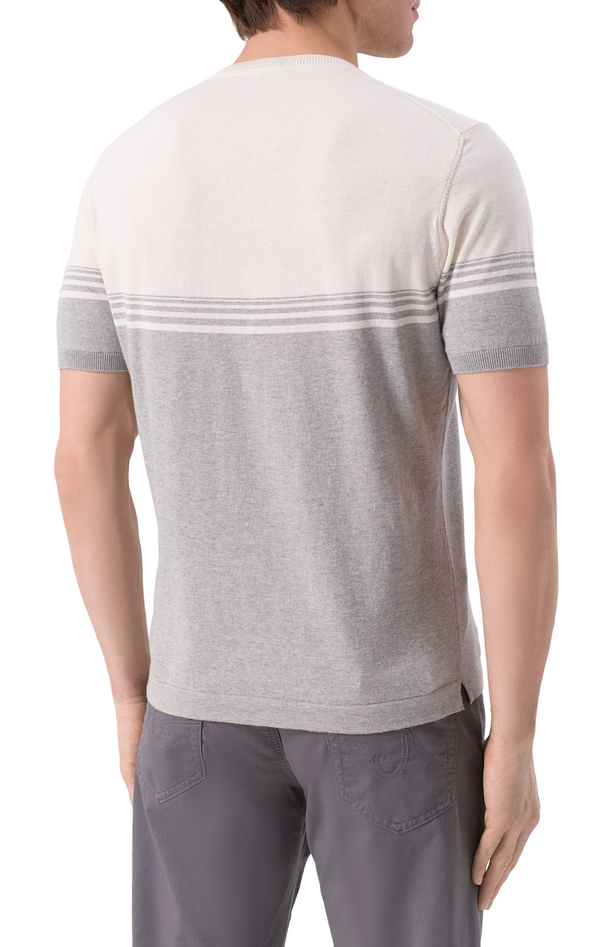 Джемпер из хлопка и шелка CORNELIANI, арт. 25M526-2525158, фото 4