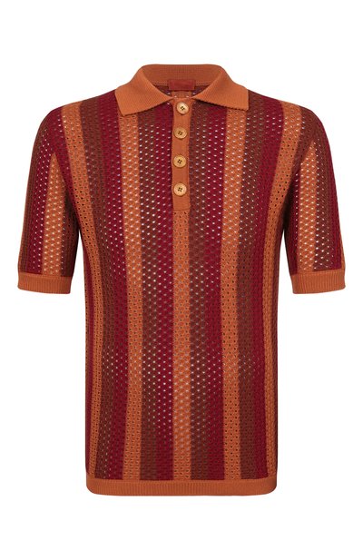 Мужская поло из шелка и х лопка MVST, арт. M26.2PM.K147/Y207 KNIT SETA-C0T0NE