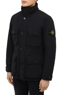 Мужская утепленная куртка STONE ISLAND черного цвета, арт. 751543032 | Фото 3 (Кросс-КТ: Куртка; Рукава: Длинные; Региональные ограничения белый список (Axapta Mercury): Не проставлено; Материал внешний: Синтетический материал; Мужское Кросс-КТ: утепленные куртки; Материал сплава: Проставлено; Материал подклада: Синтетический материал; Драгоценные камни: Проставлено; Стили: Кэжуэл)