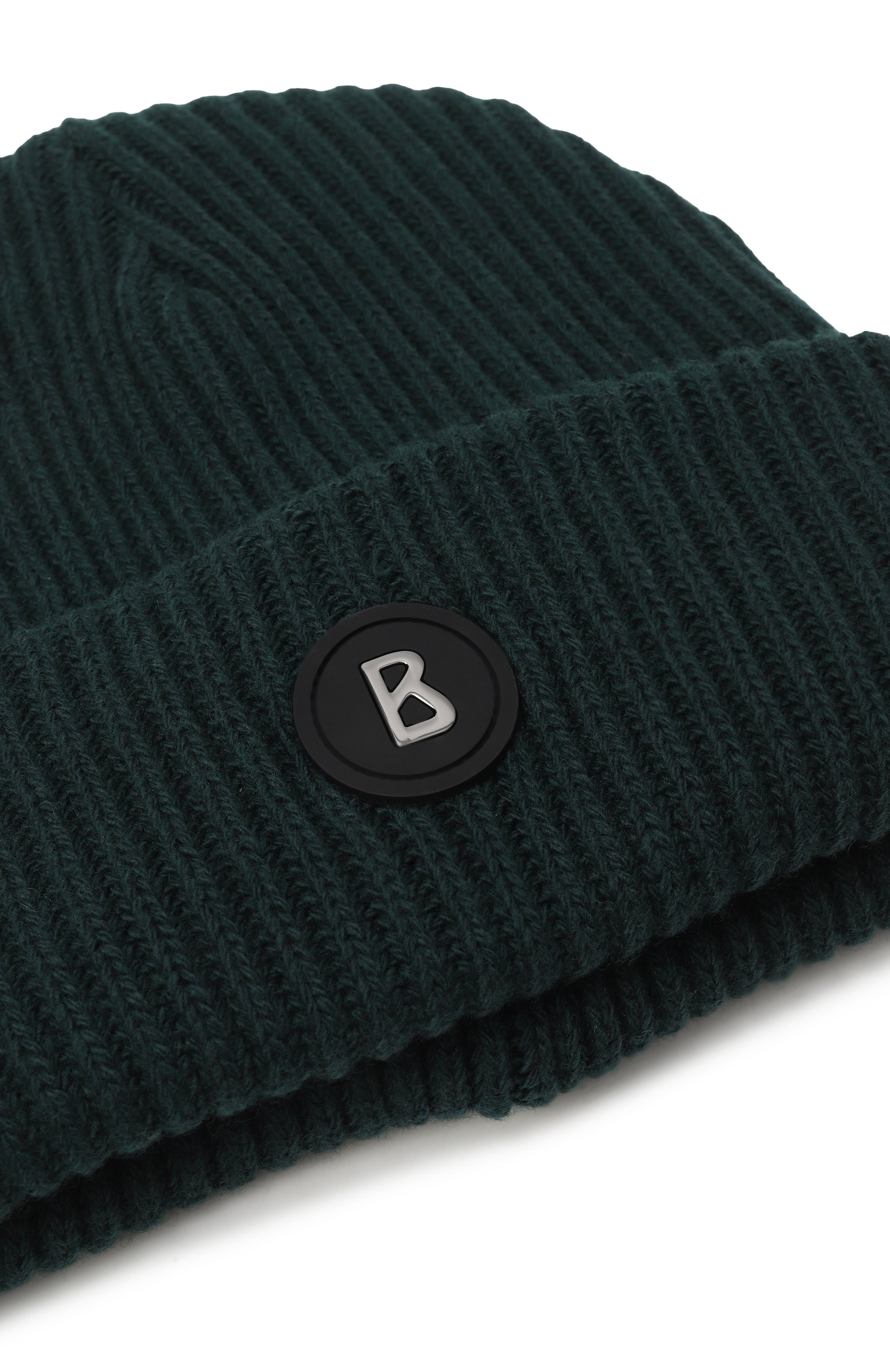 Шапка из шерсти и вискозы BOGNER темно-зеленого цвета по цене 14600 руб., арт. 98686087, фото 3 Шапка из шерсти и вискозы BOGNER, арт. 98686087, фото 3