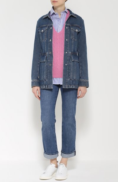 Пуловер фактурной вязки с v-образным вырезом POLO RALPH LAUREN, арт. V39/I0KMB/W9704, фото 2