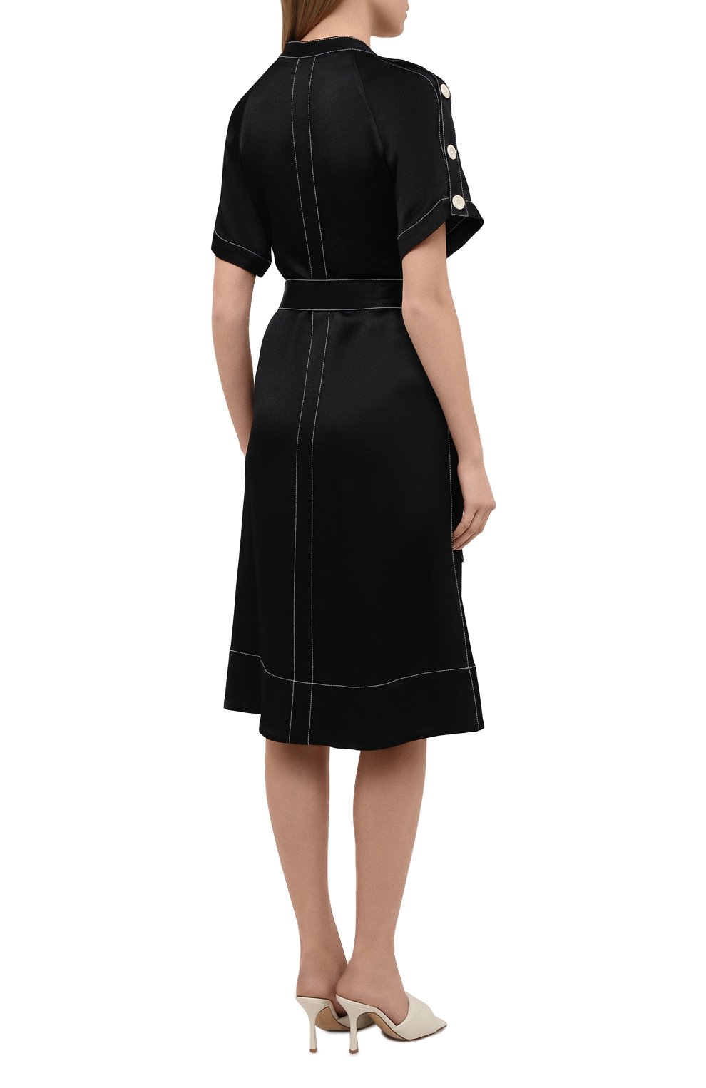 Платье из вискозы PROENZA SCHOULER WHITE LABEL, арт. WL2113140-BY194, фото 4