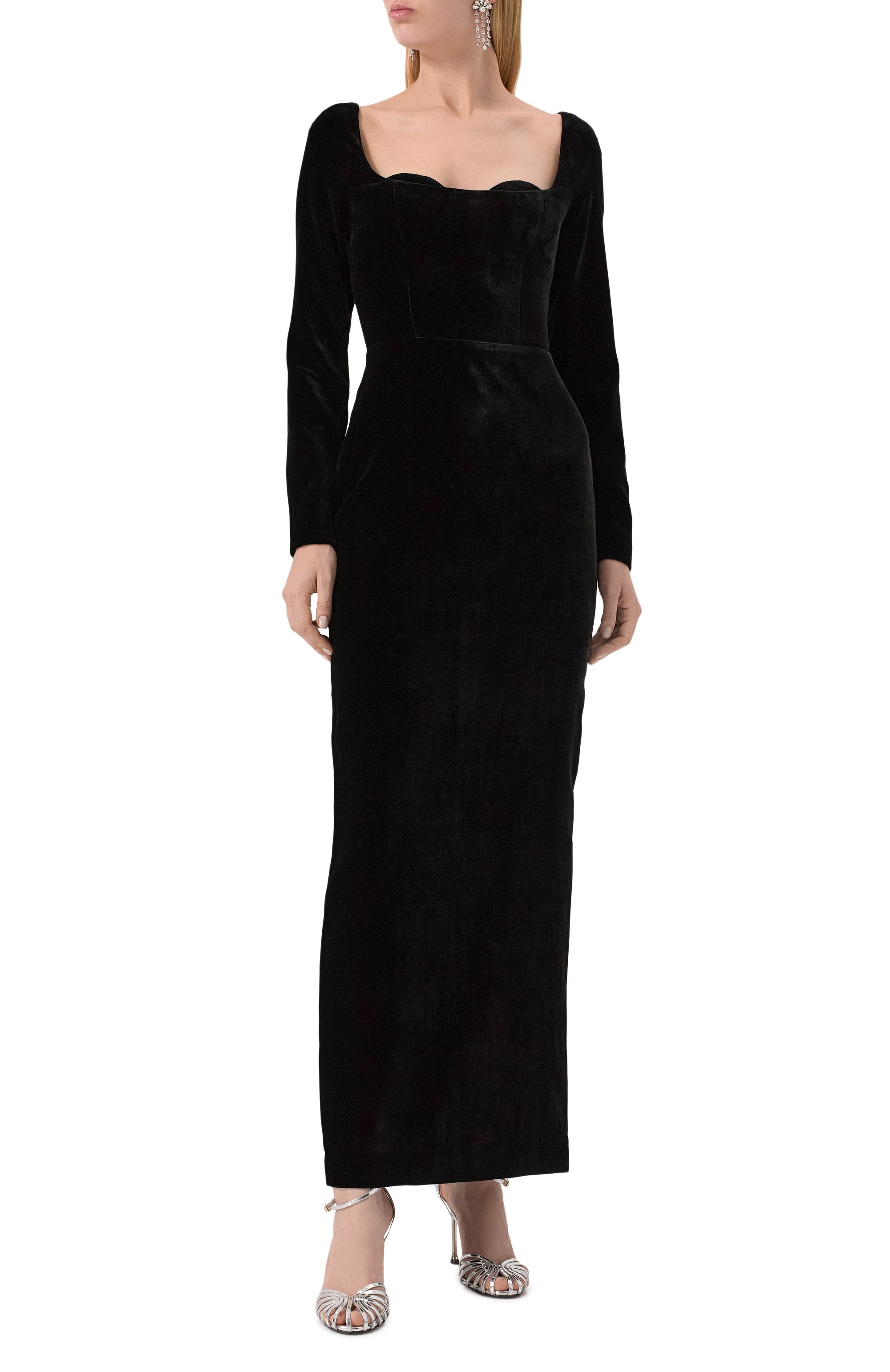 Бархатное платье RASARIO, арт. RS24F011DD001, фото 3